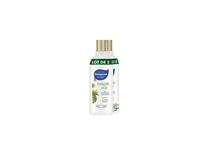 MONSAVON DOUCHE AMANDE LOT DE 2 X 300ML
