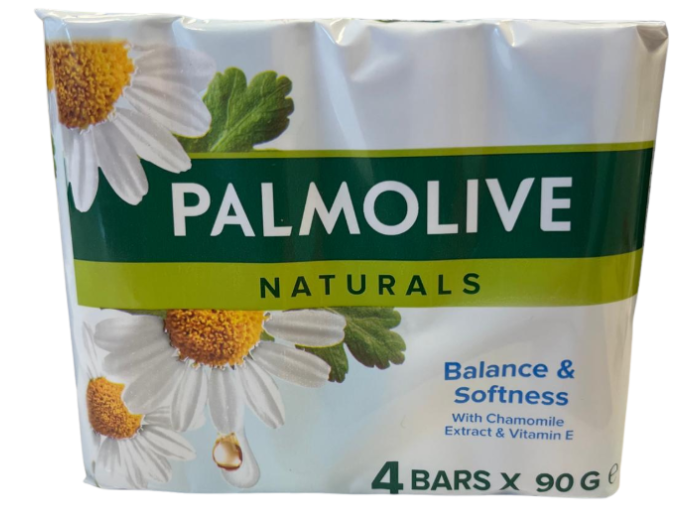 PALMOLIVE ZEEPBLOK BALANCE & SOFTNESS 4X90G CHAMOMILE EXTRACT & VITAMIN E