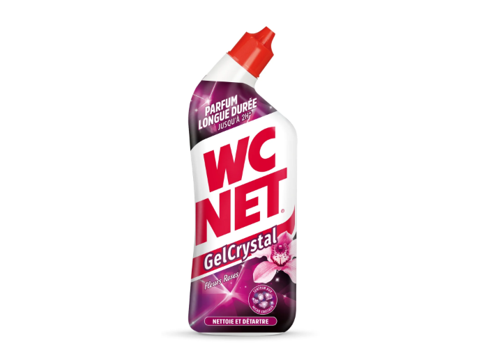 WC NET GELCRYSTAL FLEURS ROSES 750ML