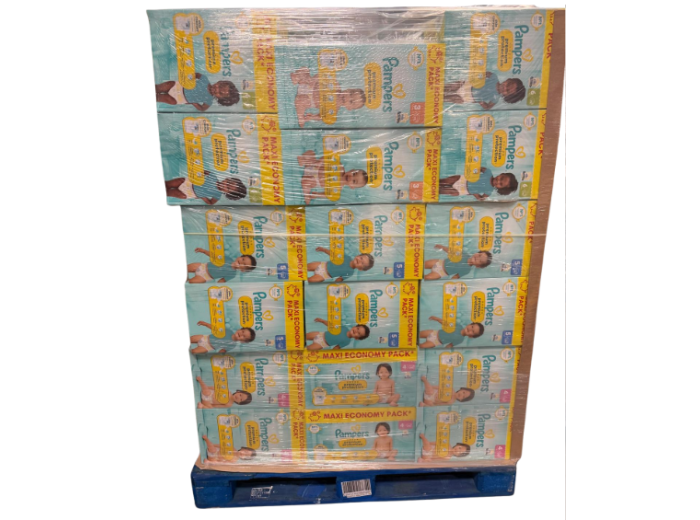 PAMPERS MIX PALLET 53ST 4ASS