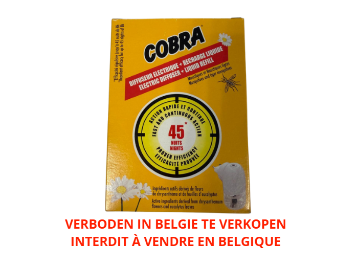 COBRA ELEKTRISCHE DIFFUSER + LIQUID REFILL 30ML MUG