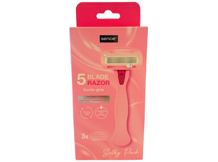 SENCE 1 SCHEERMES + 3 REFILL MESJES 5 BLADES