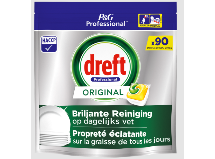 DREFT PROFESSIONAL VAATWASTABLETTEN CITRUS 90PCS 