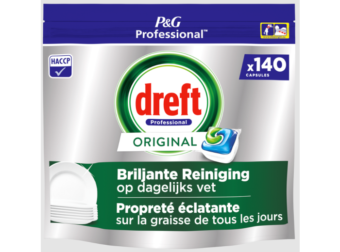DREFT PROFESSIONAL VAATWASTABS ORIGINAL 140PCS 