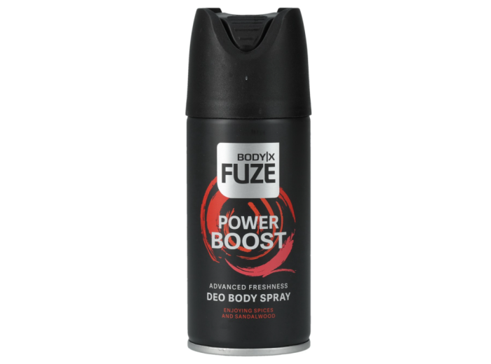 BODY-X FUZE DEO SPRAY 150ML POWER BOOST