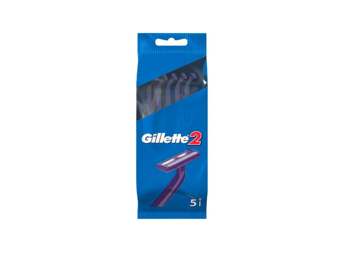 GILETTE 2 WEGWERPMESJES 5PCS