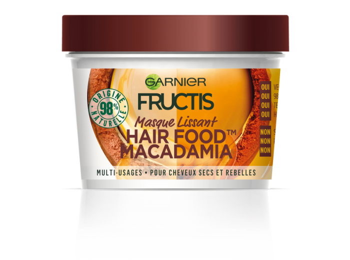 GARNIER FRUCTIS MASQUE CHEVEUX 390ML HAIR FOOD MACADAMIA