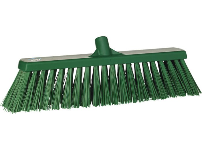 VIKAN STRAATBORSTEL HARD GROEN 470X69X177MM   BROSSE DE RUE DURE VERTE 470X69X177MM