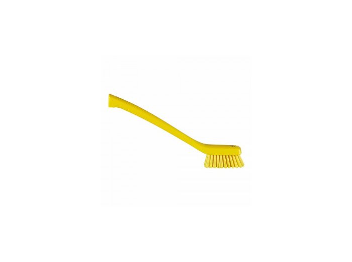 VIKAN WERKBORSTEL LANG GEEL 410X43X50MM       HARD POLYESTER