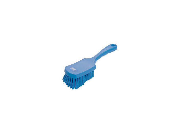 VIKAN WERKBORSTEL KORT BLAUW 245X70X50MM      HARD POLYESTER
