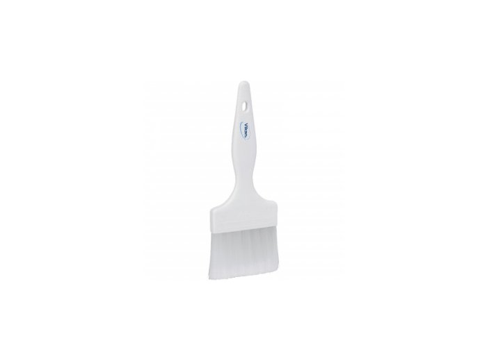 VIKAN KWAST WIT 195X10X70 MM ULTRA ZACHT POLYESTER