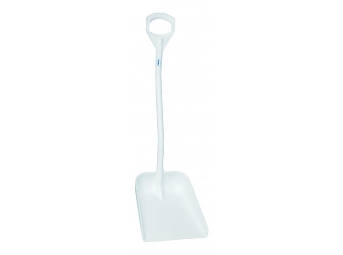 VIKAN SCHOP KORTE STEEL WIT ( 115 CM) 380X340X90 MM