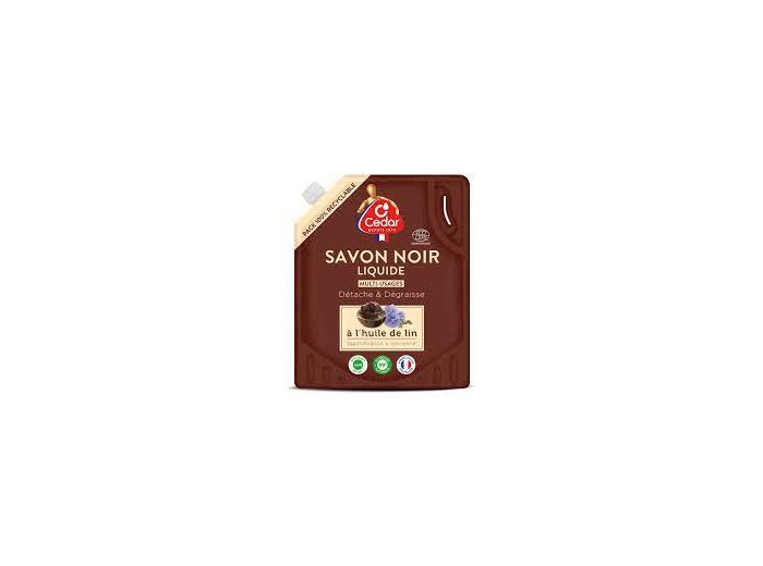 OCEDAR SAVON NOIR LIQUIDE 1,4L MULTI USAGES A L'HUILE DE LIN