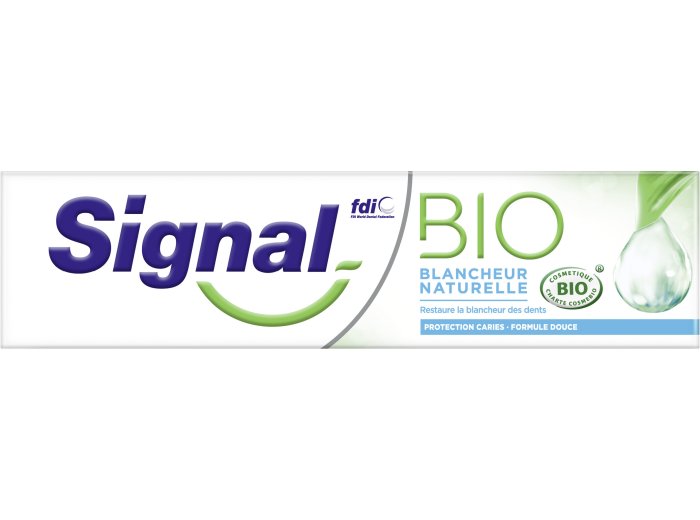 SIGNAL DENTIFRICE BIO BLANCHEUR NATURELLE 75ML