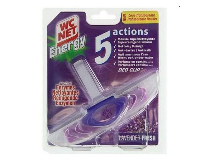 WC NET MAXI BLOC ENERGY MET ANTI KALK   LAVENDELFRIS 38 GR
