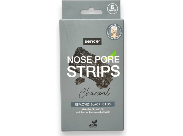SENCE BANDE DE NEZ CHARCOAL 6PCS