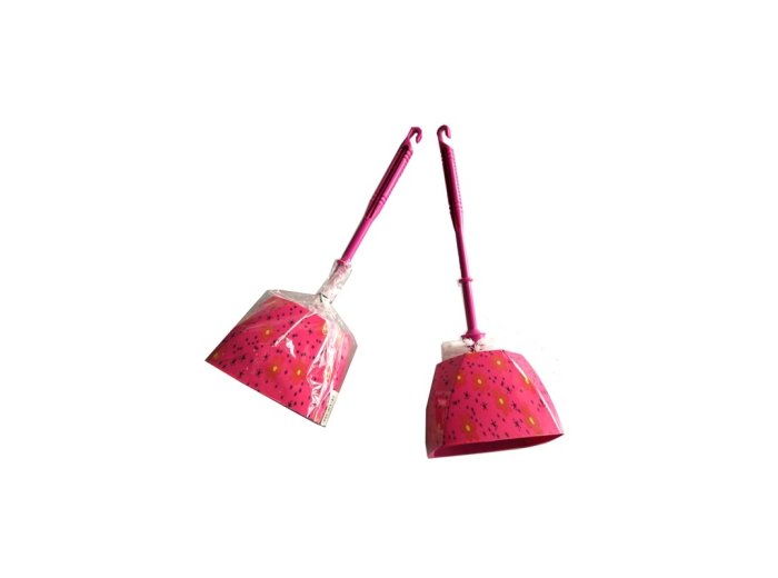 BROSSE DE TOILETTE AVEC GARNITURE FLEURS CARREE