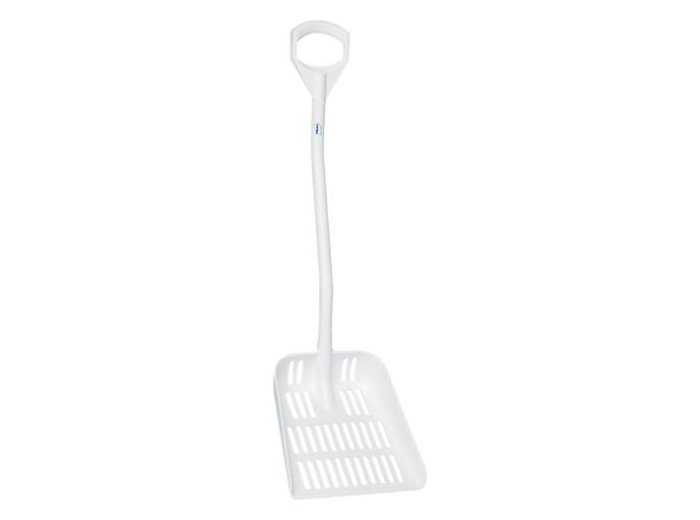 VIKAN SCHOP MET DRAINERING STEEL 115CM 38X34