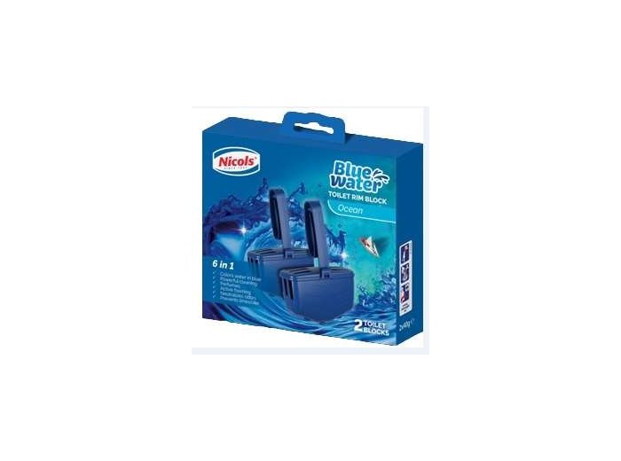 NICOLS TOILETBLOK BLAUW WATER OCEAN 2ST (511492)