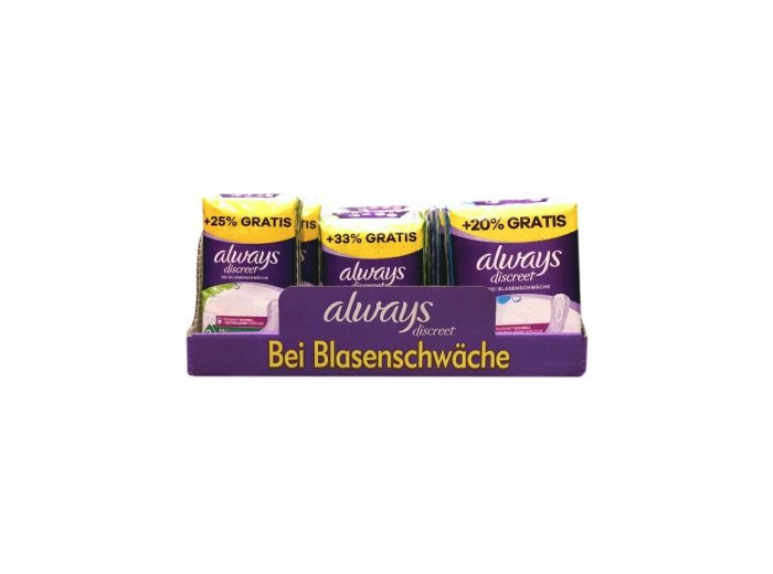 ALWAYS DISPLAY 18 STUKS INLEGKRUISJES                                    