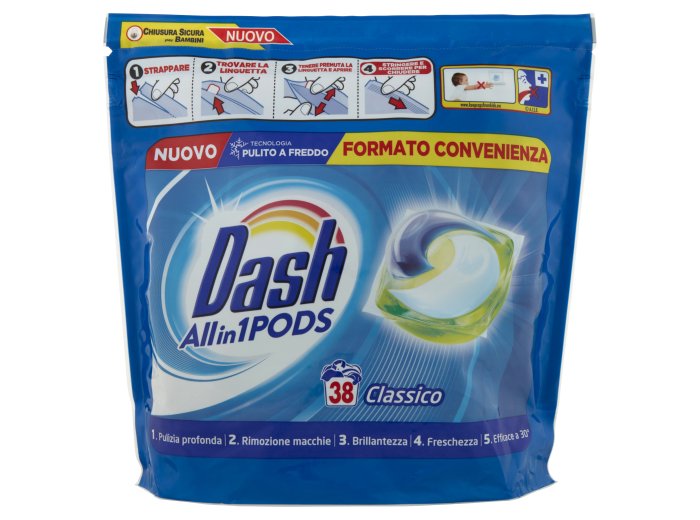 DASH ALL IN 1 PODS 38 PODS X 25.2G CLASSIC              