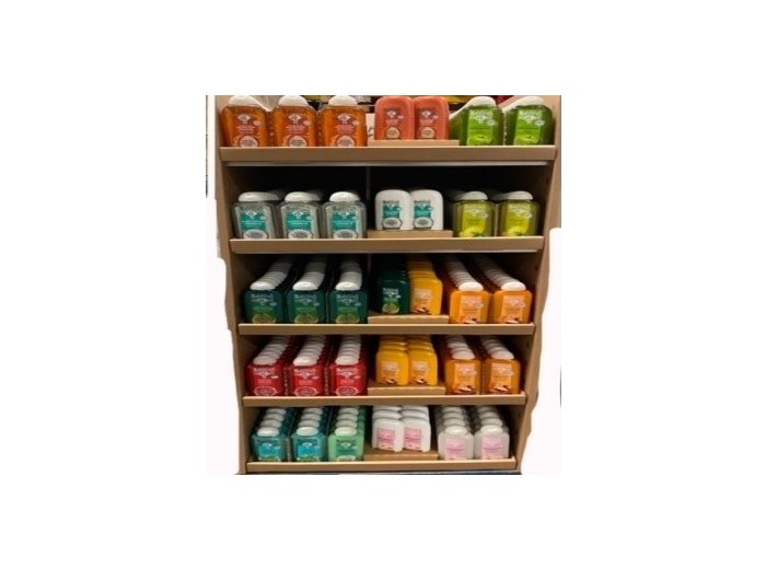 DISPLAY LE PETIT MARSEILLAIS 591 STUKS SHAMPOO & CONDITIONER       