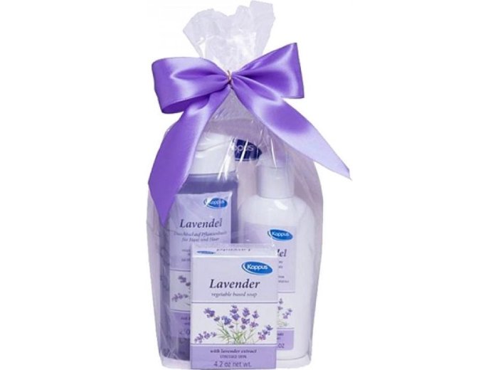 KAPPUS LAVENDEL SET SOAP 125 GR  GEL DOUCHE 250 ML - BODY LOTION 200 ML
