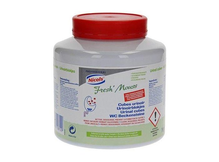 NICOLS FRESHMOUSSE URINOIRBLOKJES 1KG (504955)
