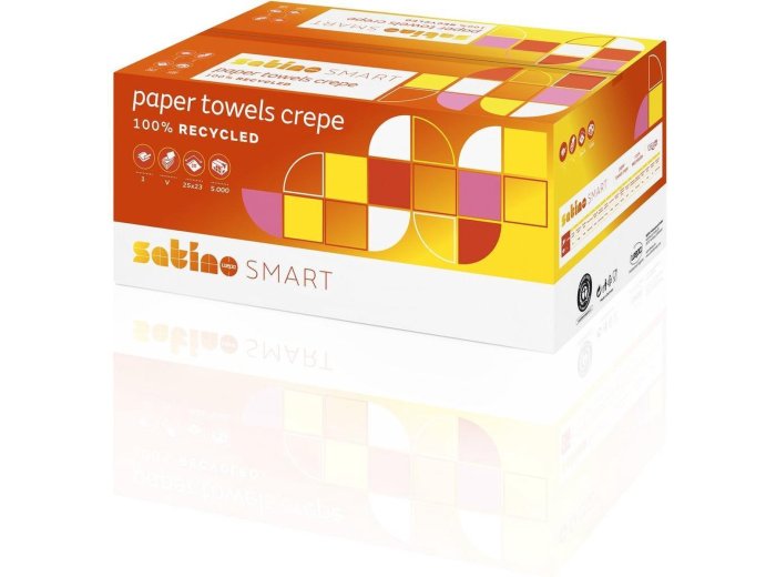 HANDDOEK Z-Z VOUW 1-L NATUUR 25X23CM    5000ST (268110)