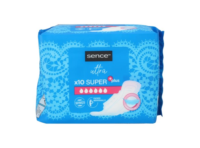 SENCE MAANDVERBANDEN 10ST SUPER PLUS