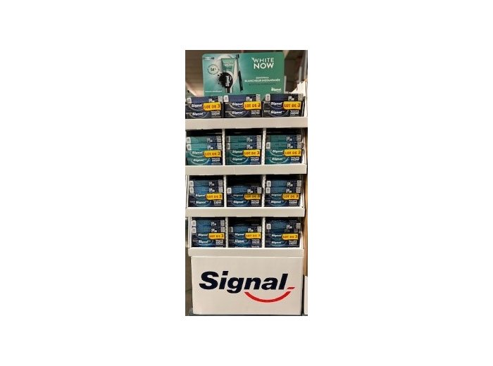 DISPLAY SIGNAL WHITE NOW TANDPASTA 288PCS LOT DE 3                