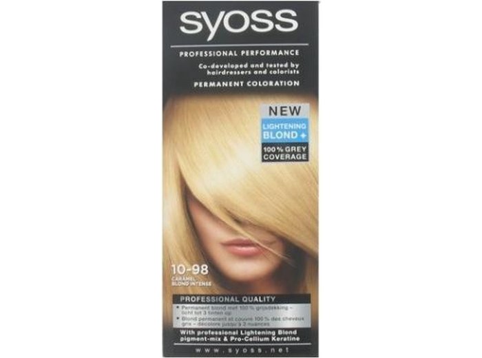 SYOSS HAARKLEURING 10-98 CARAMEL BLOND INTENS