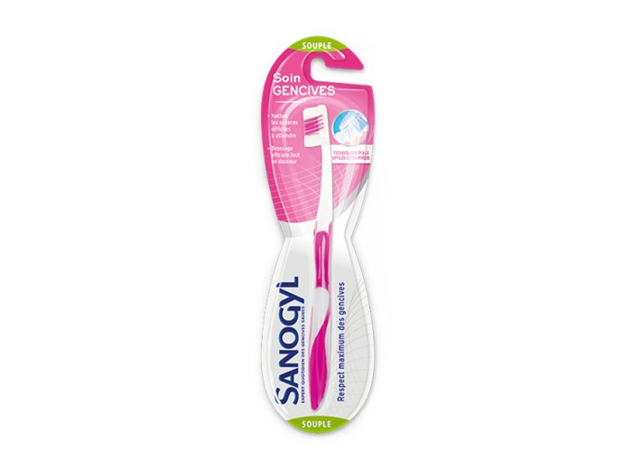 SANOGYL BROSSE A DENTS SOUPLE SOIN GENCIVES