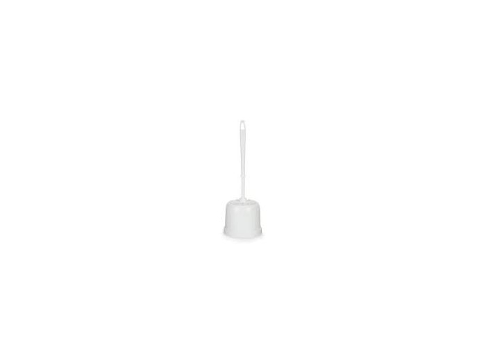 WC BORSTEL MET GARNITUUR (WIT) (LAAG MODEL)
