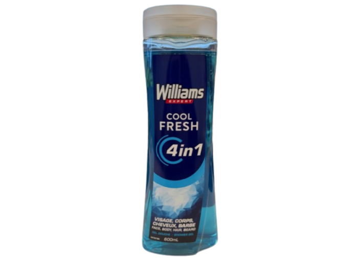 WILLIAMS EXPERT DOUCHEGEL 4IN1 COOL FRESH 600ML