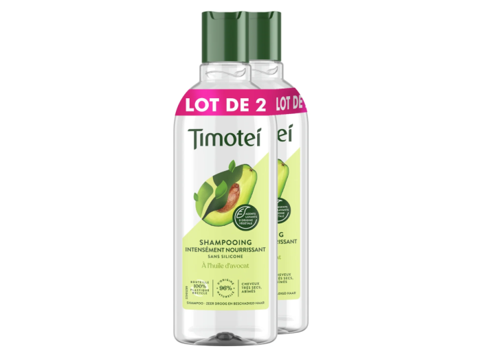 TIMOTEI SHAMPOO HUILE D'AVOCAT LOT DE 2X300ML