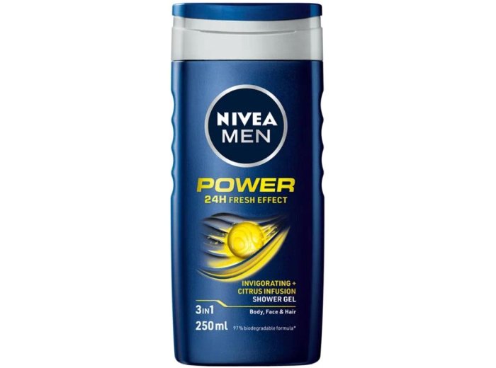 NIVEA DOUCHE POWER REFRESH FOR MEN 250ML