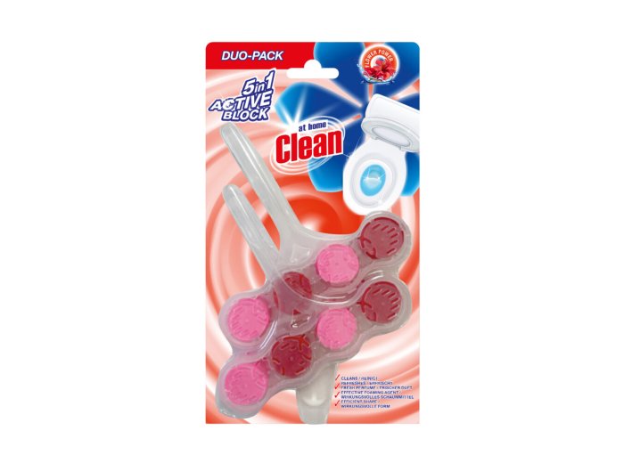 AT HOME CLEAN TOILETBLOK FLOWER 2X45GR