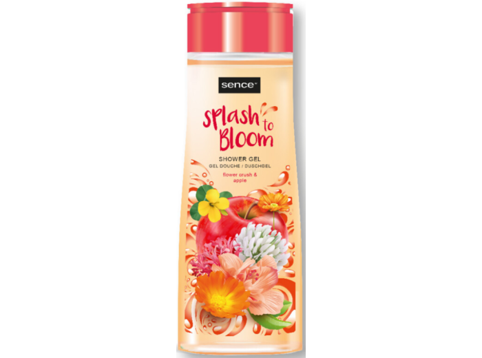 SENCE DOUCHEGEL 300ML SPLASH TO BLOOM FLOWER CRUSH & APPLE  