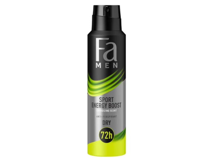 FA MEN DEODORANT SPRAY SPORT ENERGY BOOST 150ML