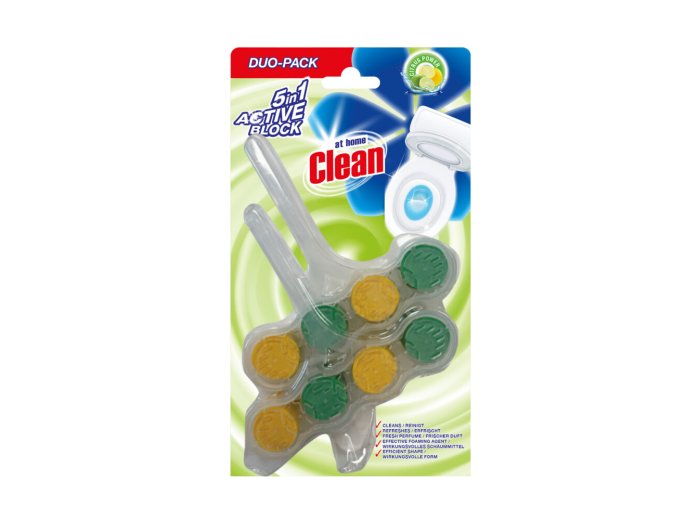 AT HOME CLEAN BLOC WC CITRON 2X45GR