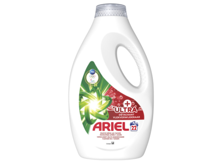 ARIEL VLOEIBAAR WASMIDDEL 22SC 990ML ULTRA+ VLEKVERWIJDERAAR