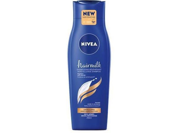 NIVEA HAIRMILK HERSTELLENDE SHAMPOO 250 ML DIKKE HAARSTRUCTUUR