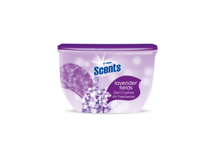 AT HOME SCENTS LUCHTVERFRISSER GEL KRISTALLEN LAVENDEL 150GR