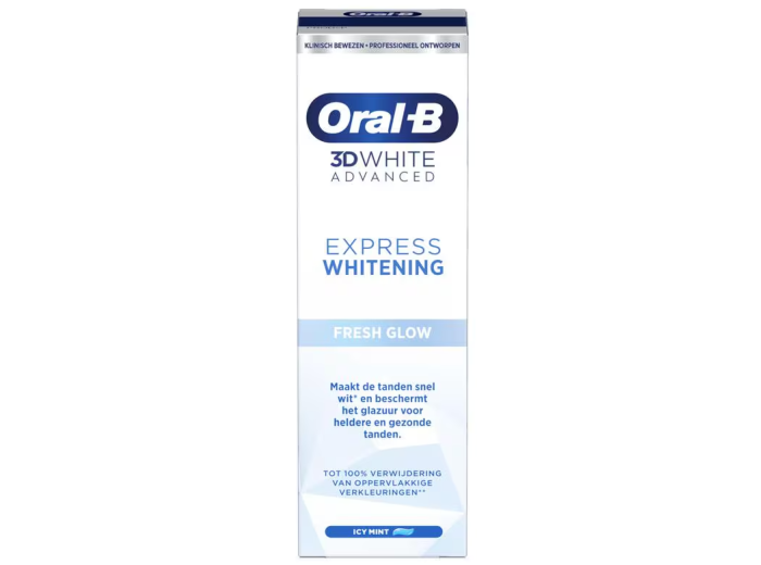 ORAL-B TANDPASTA EXPRESS WHITENING FRESH GLOW 75ML