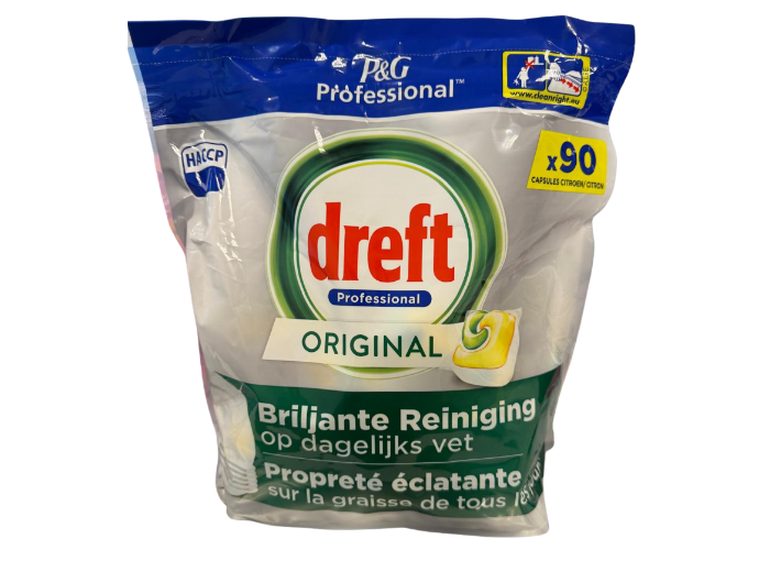 DREFT PROFESSIONAL VAATWASTABLETTEN CITRUS 90PCS 