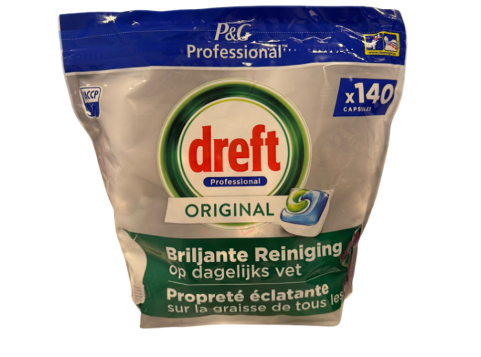 DREFT PROFESSIONAL VAATWASTABS ORIGINAL 140PCS 