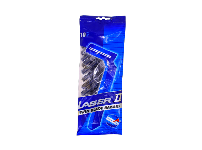 LASER II SCHEERMESJES VOOR HEREN 10 ST READY RAZOR