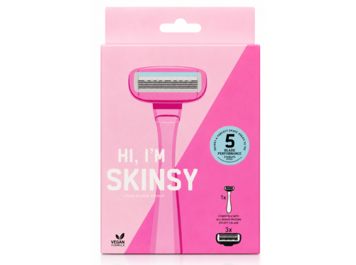 SKINSY 1 SCHEERMES + 3 NAVULMESJES 5-BLADE