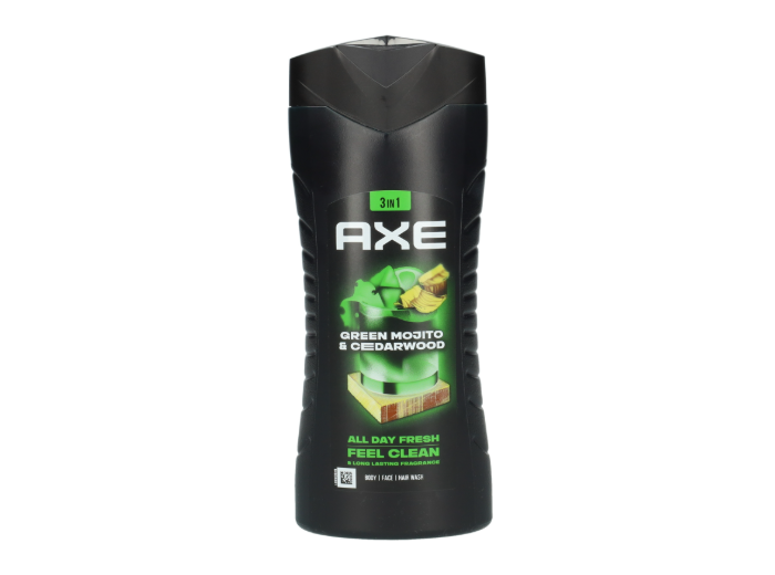 AXE SHAMPOO & DOUCHE 250ML 3IN1 MOJITO & CEDARWOOD